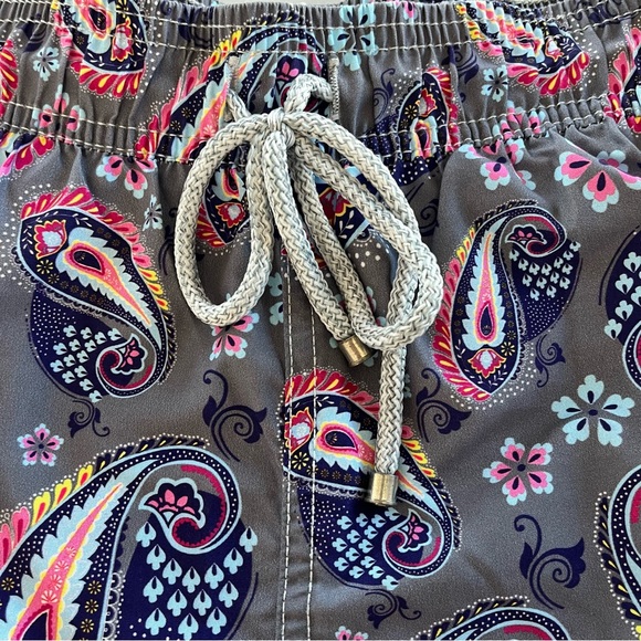 OndadeMar Swim Trunks. Paisley Print. Gray, purple. M - Picture 4 of 6